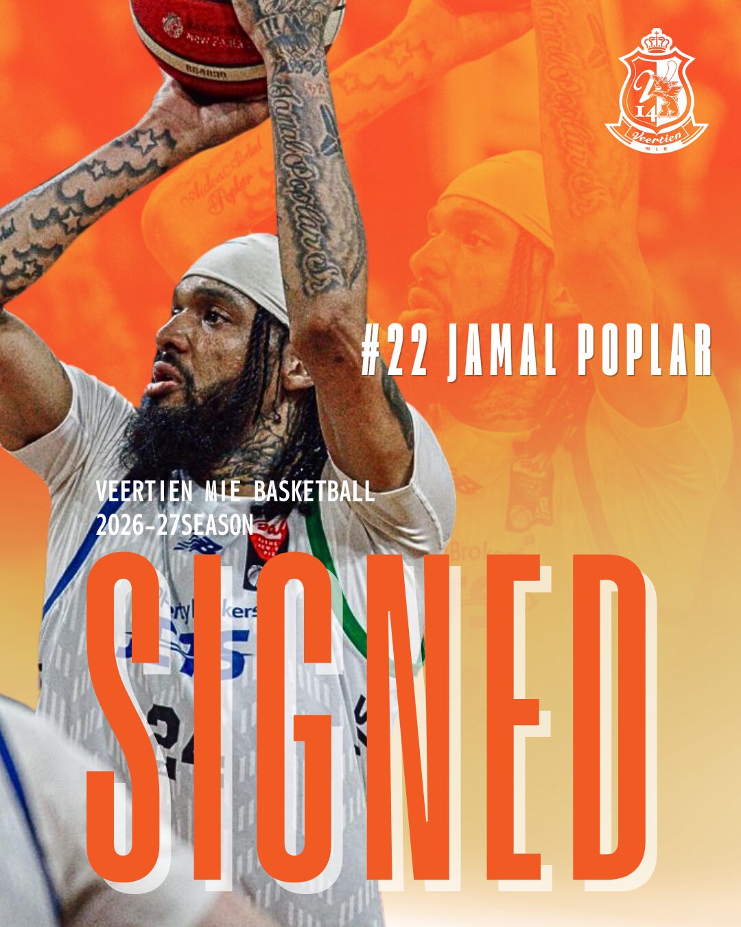 Jamal Poplar 選手 2026-27シーズン契約のお知らせ
