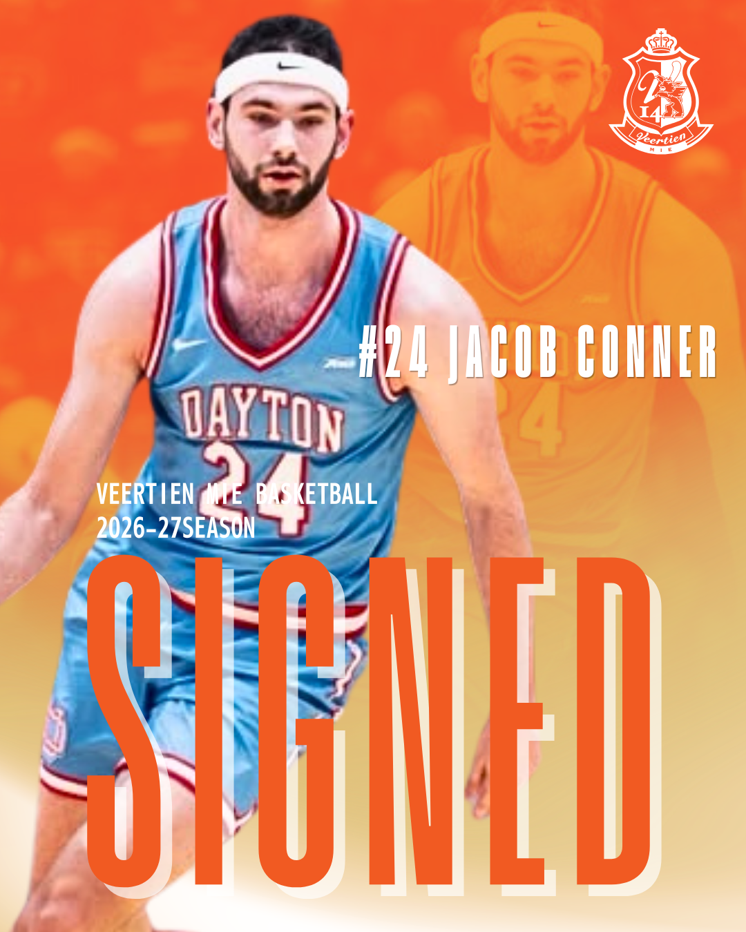 Jacob Conner 選手 2026-27シーズン契約のお知らせ